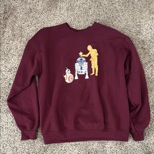 Star Wars Burgundy Sweater